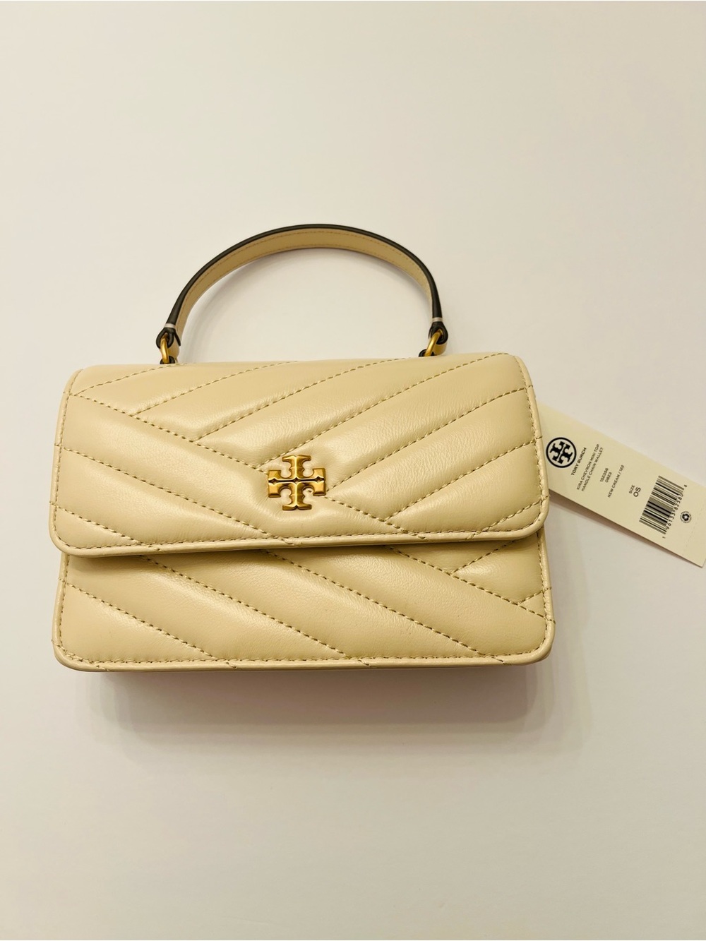 NWT Tory Burch Kira Chevron Mini Top Handle Crossbody